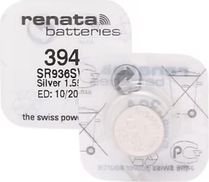 Immagine prodotto Renata 394 (SR936SW) Knopfzellen Batterie Silberoxid (84 mAh)