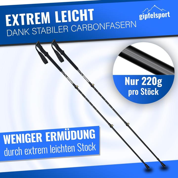 Actual product image Gipfelsport Teleskop-Wanderstöcke