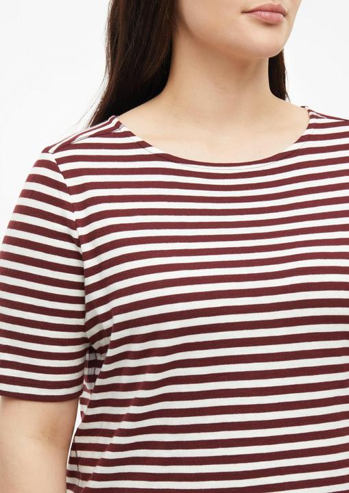Produktbild s.Oliver Gestreiftes Halbarmshirt mit Flammgarn (44)
