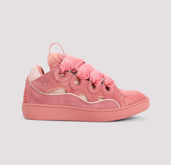 Image du produit Lanvin curb suede sneakers pink color (37)