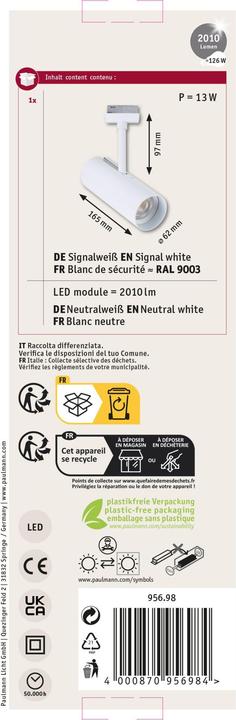 Produktbild Paulmann URail Spot Theron (2010 lm)