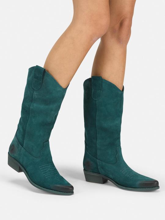Actual product image Felmini GERBERA 7962 is a remarkable mid-calf cowboy boot with rustic charm and rugged style. (37)