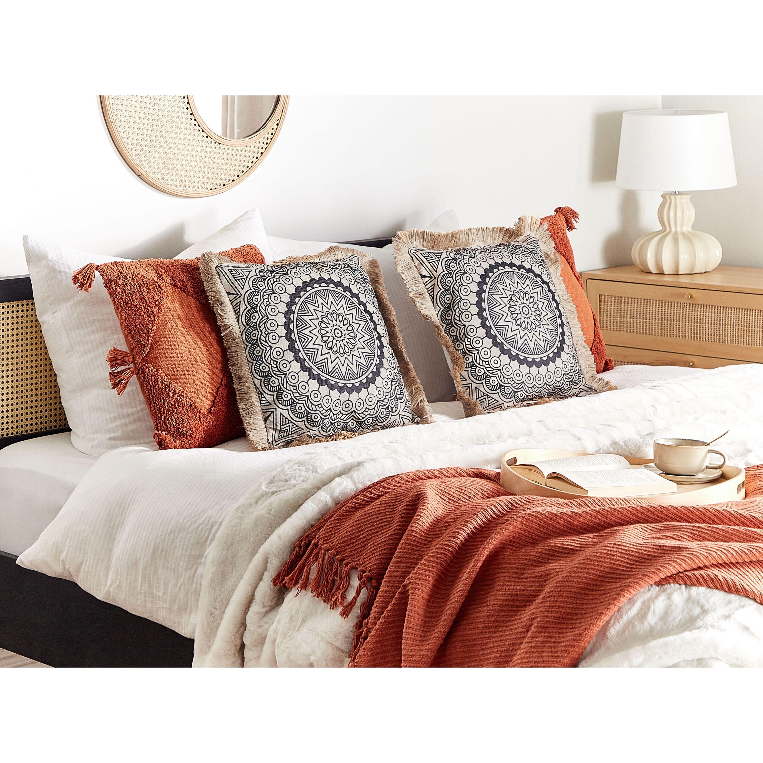 Thumbnail - Beliani, Dekokissen, Agrimony (45 x 45 cm)