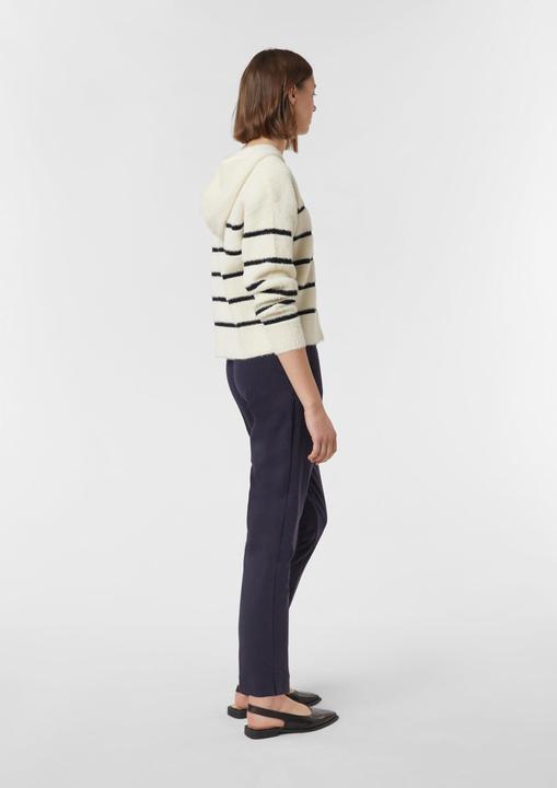 Produktbild Comma Strickjacke Kuscheliger Ringelcardigan mit Kapuze (40)