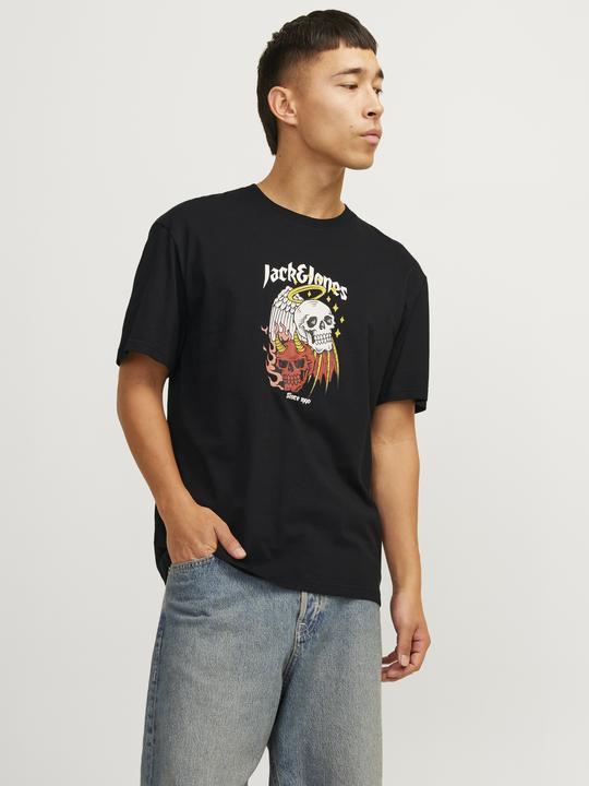 Produktbild Jack & Jones Jorseven Skull Tee Ss Crew Neck Sn (L)