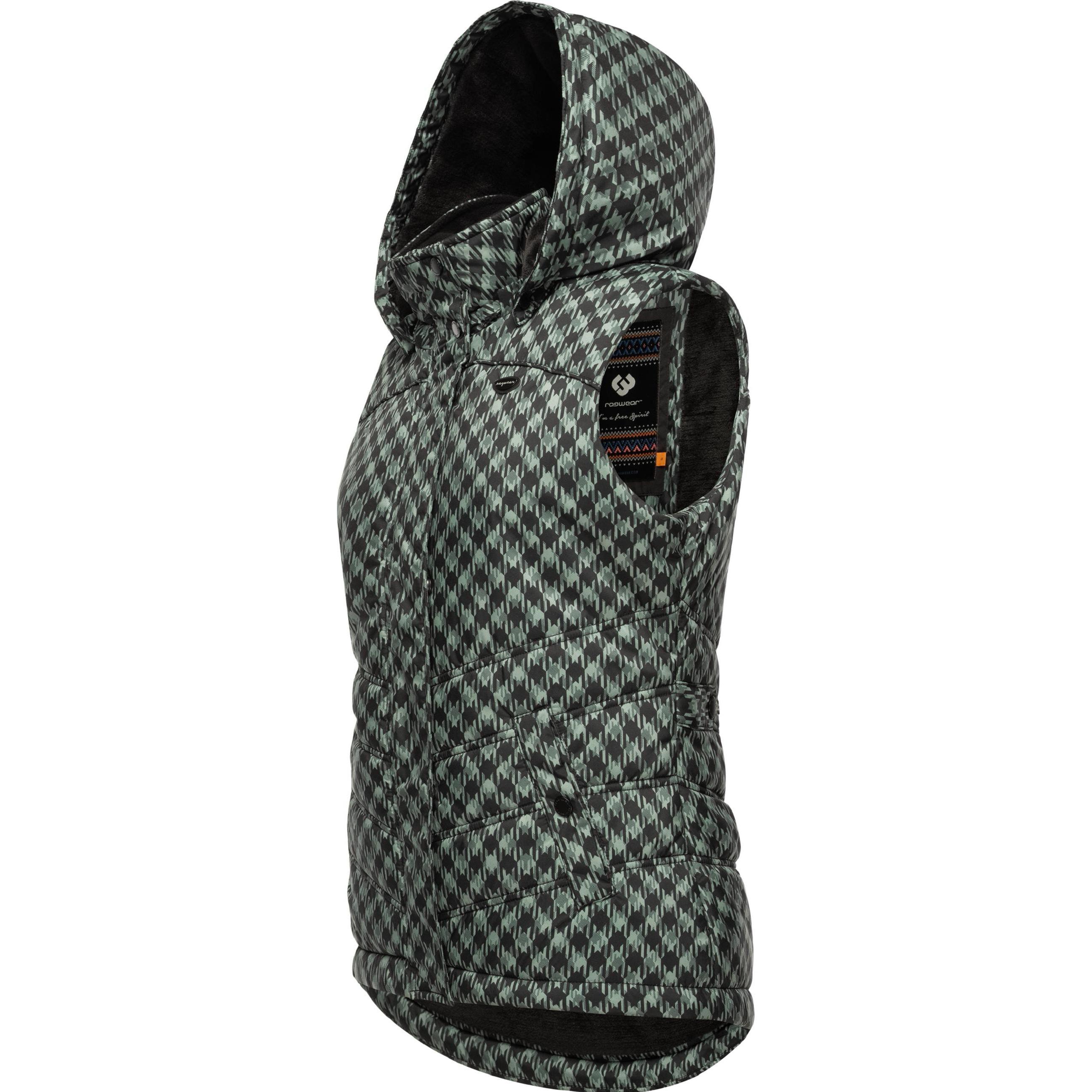 Thumbnail - Ragwear, Damen, Weste, Hesty Print, Grün, (L)