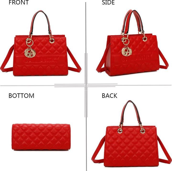 Image du produit Gallantry La Matelassé Shiny Sac à main en similicuir (15 l)