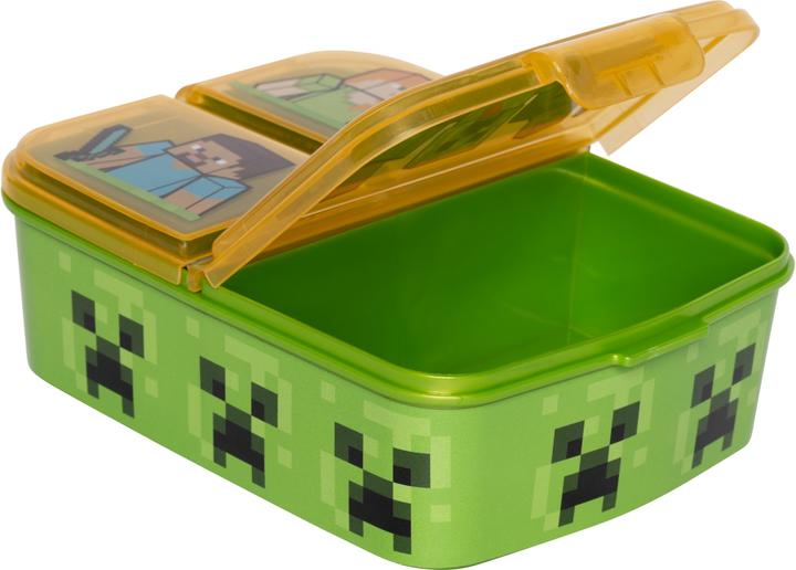 Produktbild Stor Minecraft Alex & Steve - Lunchbox mit Fächern