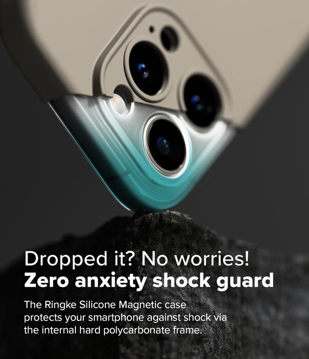 Produktbild Ringke Case for iPhone 16 Pro SILICONE MAGNETIC STONE (Apple iPhone 16 Pro)