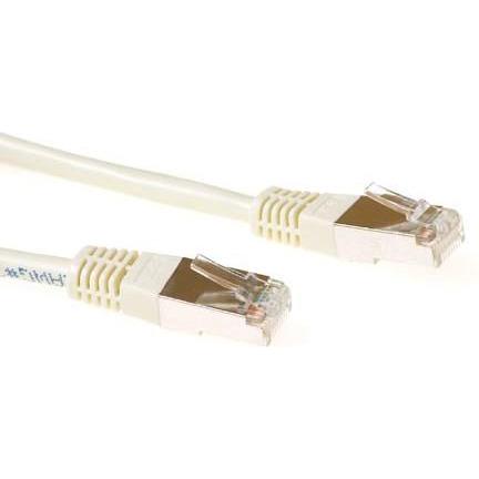 ACT Ivory 1.5 meter F/UTP CAT5E patch cable with RJ45 connectors. Cat5e f/utp ivory 1.50m (F/UTP, CAT5e, 1.50 m), Netzwe...