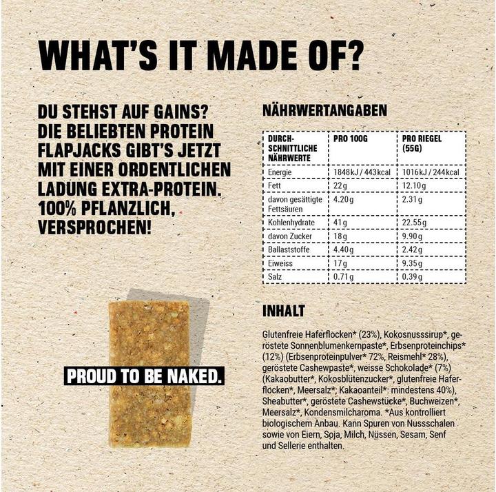 Produktbild Peak Punk Bio Protein Bar (Weisse Schokolade, 12 Stk., 660 g)