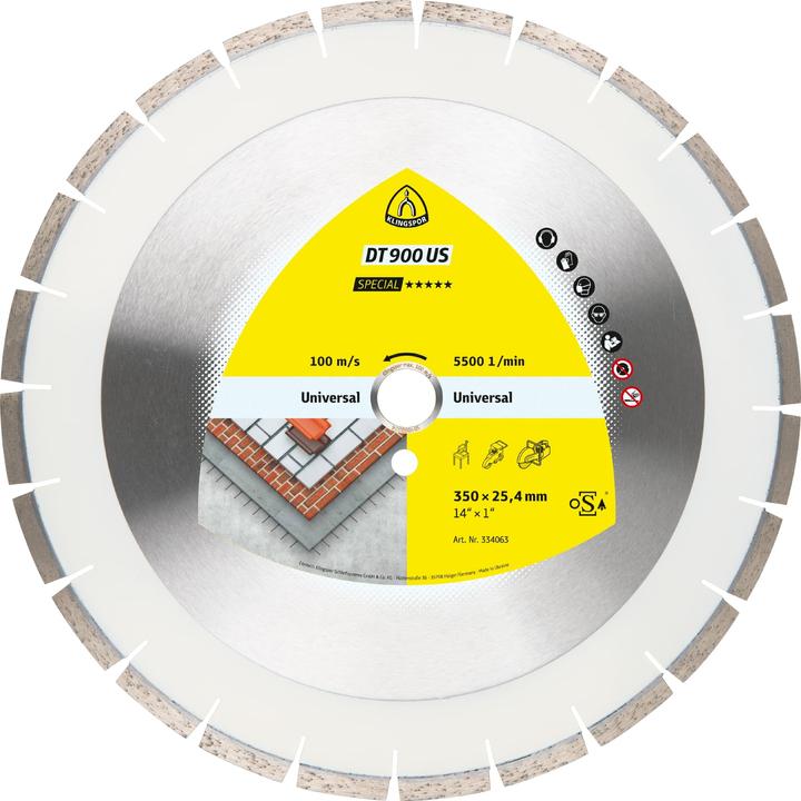 Klingspor DT 900 US Special - Diamanttrennscheibe 500 x 25,4 mm