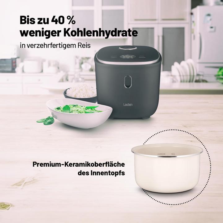 Actual product image Lauben Ryżowar Low Sugar Rice Cooker 3000AT