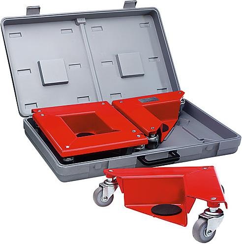 Produktbild kaiserkraft Transportrolly im handlichen Kunststoffkoffer (150 kg)