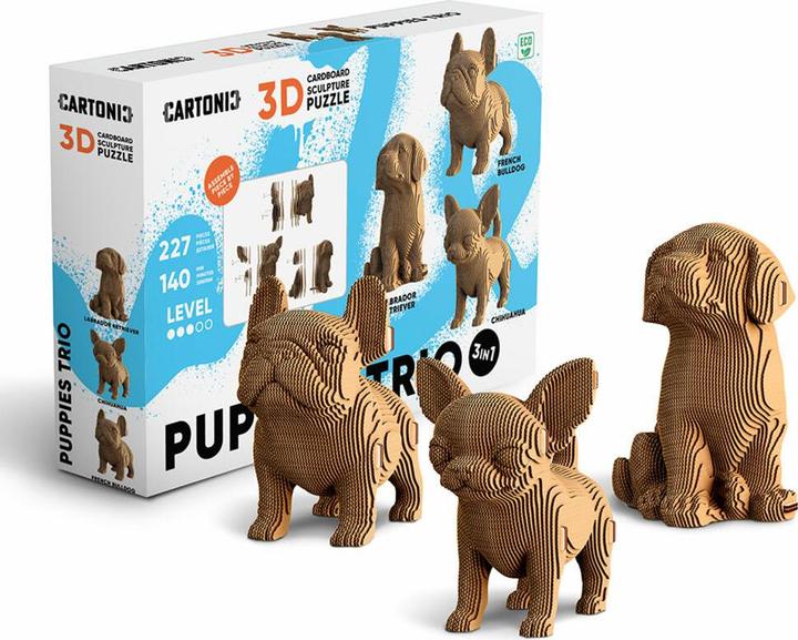 Cartonic Puppies Trio