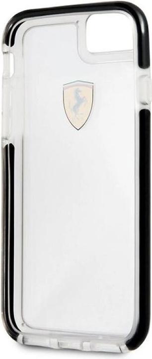 Actual product image Ferrari hard case FEGLHCP7BK iPhone 7/8 SE2020 shockproof transparent black (Apple iPhone 7, Apple iPhone 8, Apple iPhone SE)