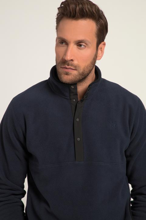Immagine prodotto JP1880 Pullover polo in pile per l'outdoor con collo alto e abbottonatura (7XL)