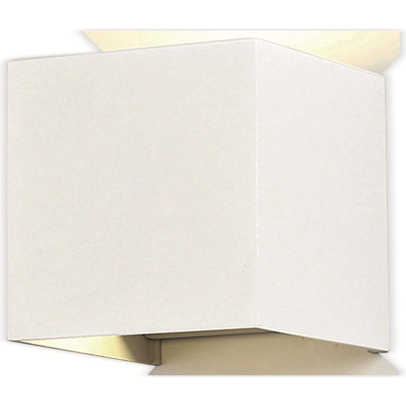 Optonica, Gartenbeleuchtung, LED-Wandleuchte 12 W, IP54, 1320 lm, 4000K, weiss (1320 lm, IP54)