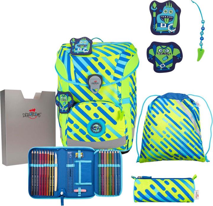 Actual product image Derdiedas Ergonomic Padded Backpack Set for School Starters (22.50 l)