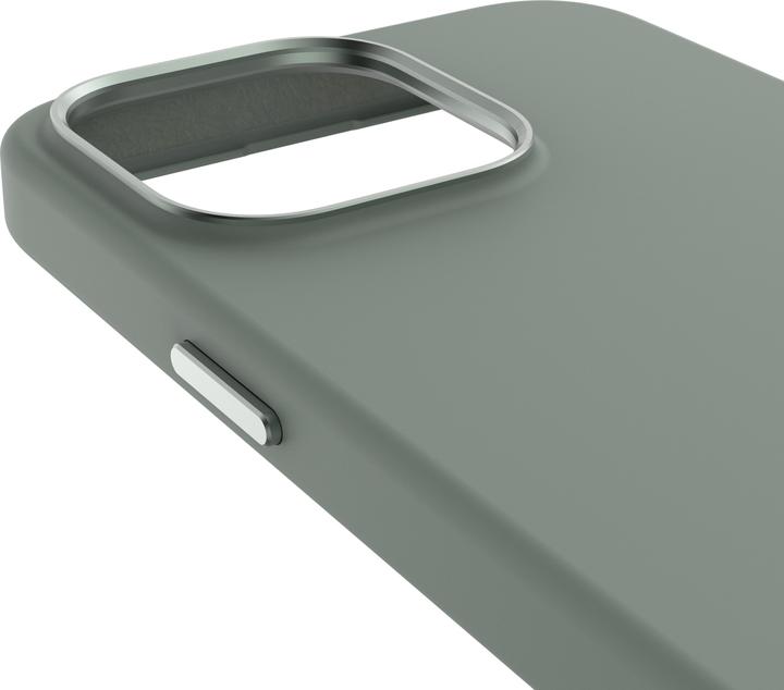 Actual product image Decoded AntiMicrobial Silicone Backcover iPhone 15 Pro Max Sage Leaf (Apple iPhone 15 Pro Max)