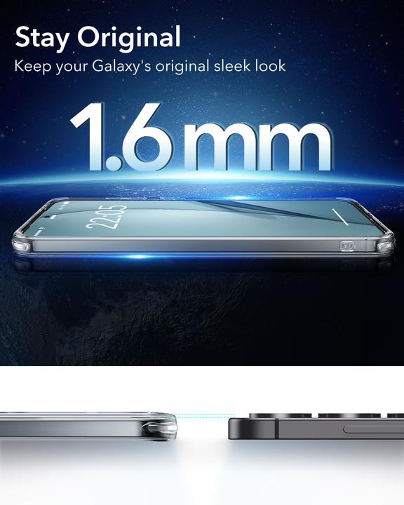Actual product image ESR - Classic Hybrid HaloLock - Samsung Galaxy S25 Plus - Clear (Samsung Galaxy S25)