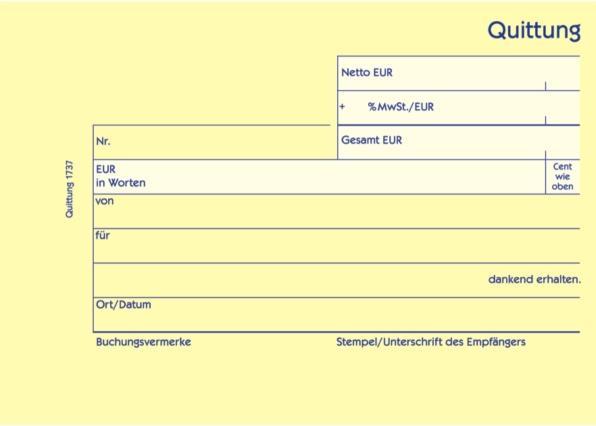 Actual product image Avery Receipt VAT shown separately (40x)