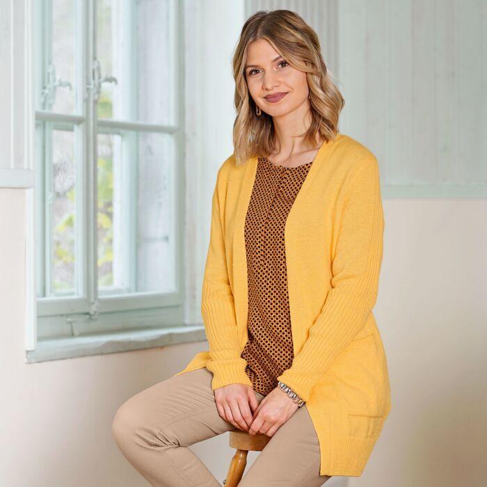 Produktbild Artime Longcardigan, verschlusslos, mit Ripp-Effekt (M)