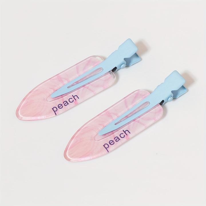 Actual product image Activity Board 2pcs Assorted Cute Hair Clips, Non-Slip Hair Barrettes, Side Bangs Duckbill Clips, Trendy Hair (2 pcs.)