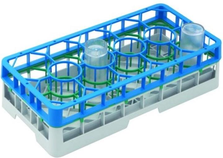 GN Schalen Cestello di risciacquo in vetro 14 scomparti 1 superiore a metà misura 50x25x15cm