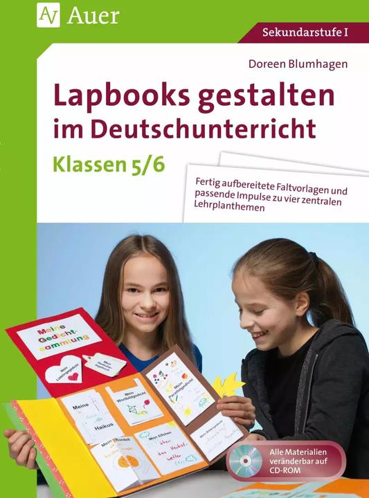 Produktbild Lapbooks gestalten im Deutschunterricht 5-6 (Deutsch, Doreen Blumhagen, 2021)