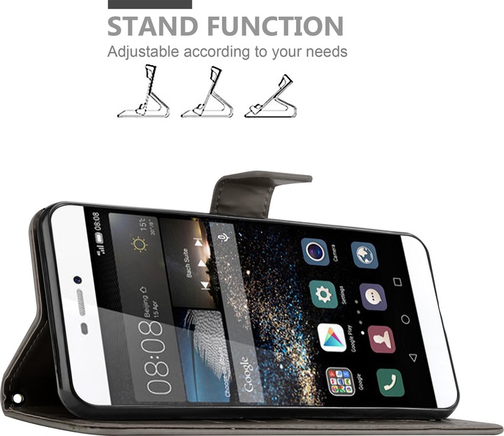 Produktbild Cadorabo Flower Book Cover (Huawei P8)