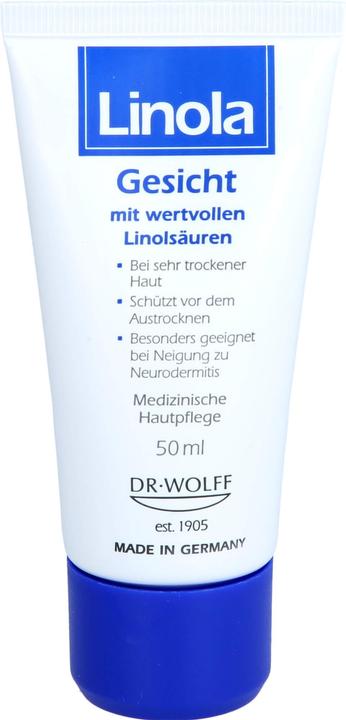 Produktbild Linola Gesichtscreme mit wertvollen Linolsäuren (50 ml, Tagescreme)