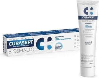 Produktbild Curasept Biosmalto Carie, Aabraone & Erosione Zahnpasta (75 ml)