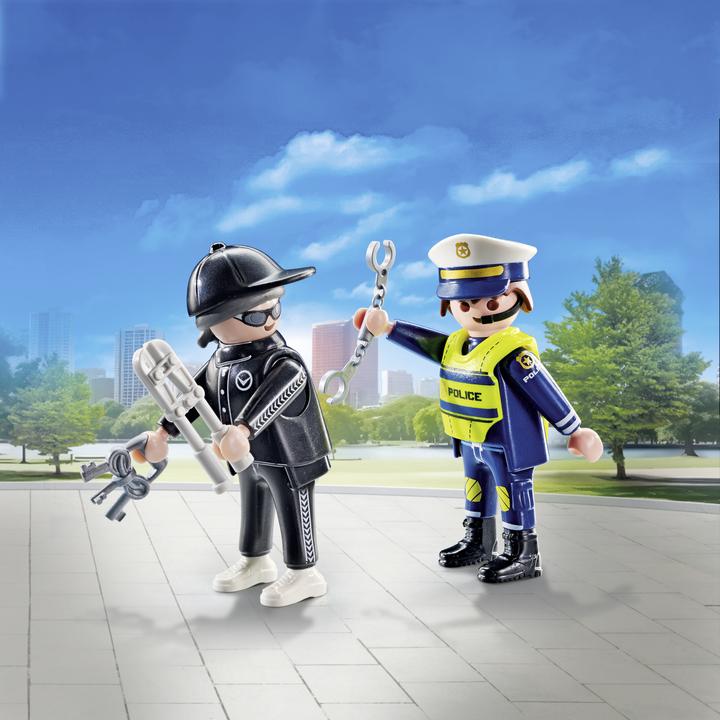 Produktbild Playmobil Polizist und Einbrecher (71804, Playmobil Figures)