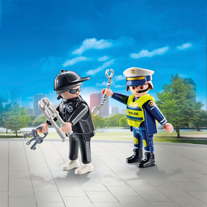 Actual product image Playmobil Policeman and burglar (71804, Playmobil Figures)