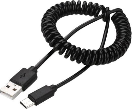Image du produit Gembird CABLE USB2 TO USB-C COILED/CC-USB2C-AMCM-0.6M (0.60 m, USB 2.0)