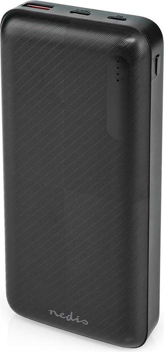 Produktbild Nedis Powerbank | 20000 mAh | 2x 3.0 A | Anzahl der Ausgänge: 2 | Ausgangsanschluss: 1x USB-A / 1x U (20000 mAh, 18 W, 18 Wh)