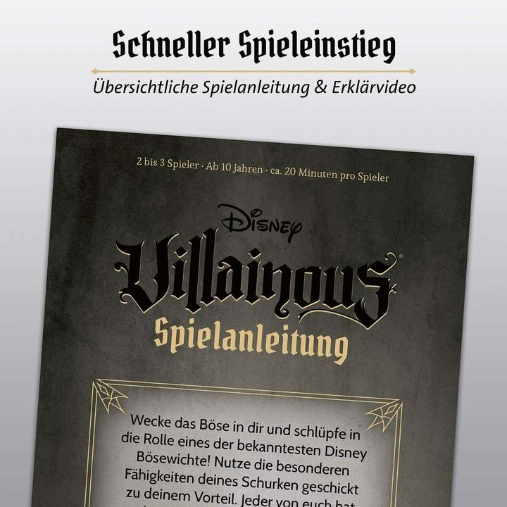Produktbild Ravensburger Disney Villainous (Deutsch, 2 - 3 Spieler)