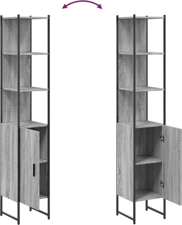 Actual product image vidaXL Badschrank (33 x 33 x 185.50 cm)