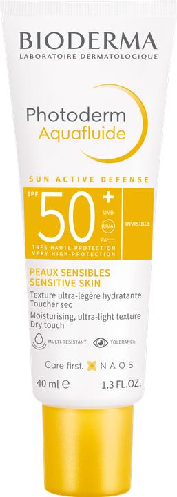 Actual product image Bioderma Photoderm Aquafluide SPF50+ neutre (Suntan cream, SPF 50+, 40 ml)