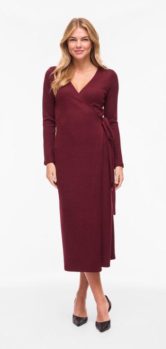 Produktbild Vila VIRAFFI Midi Kleid mit V-Ausschnitt (M)