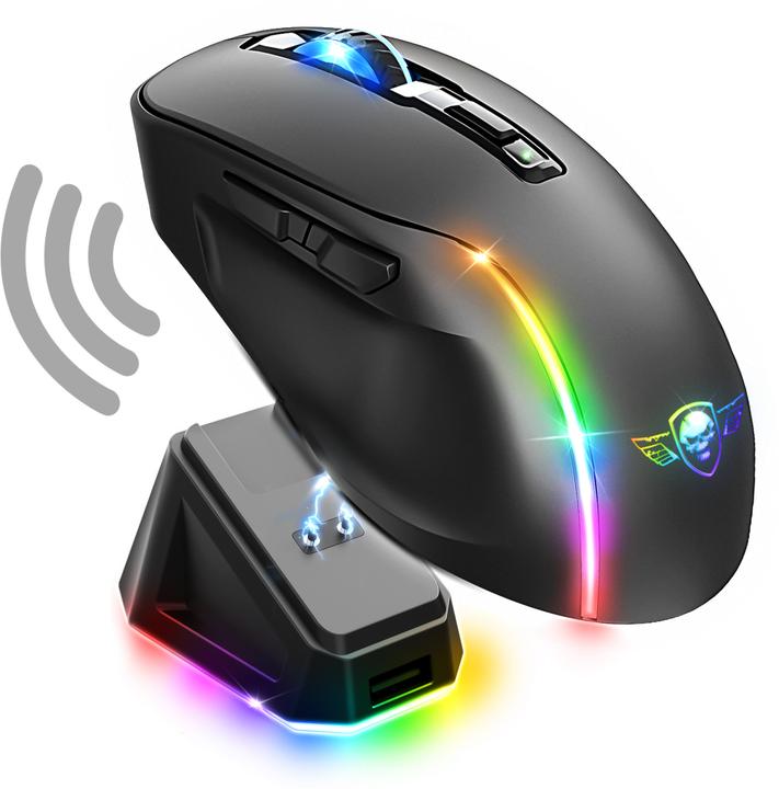 Actual product image Spirit Of Gamer Elite M50 DARK wireless gaming mouse (Wireless)
