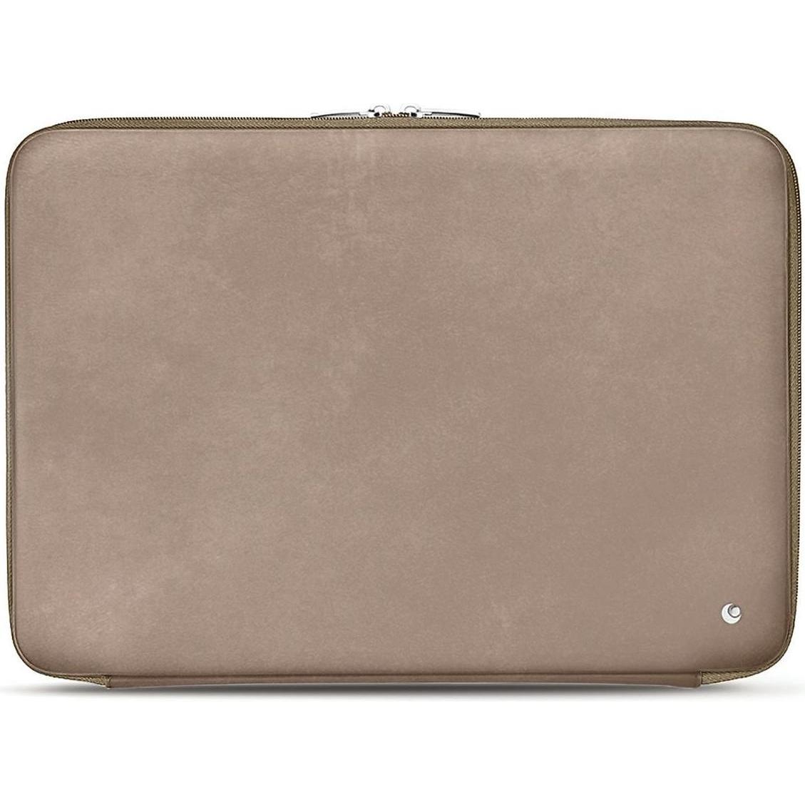 Noreve Lederhülle, Notebooktasche, Beige