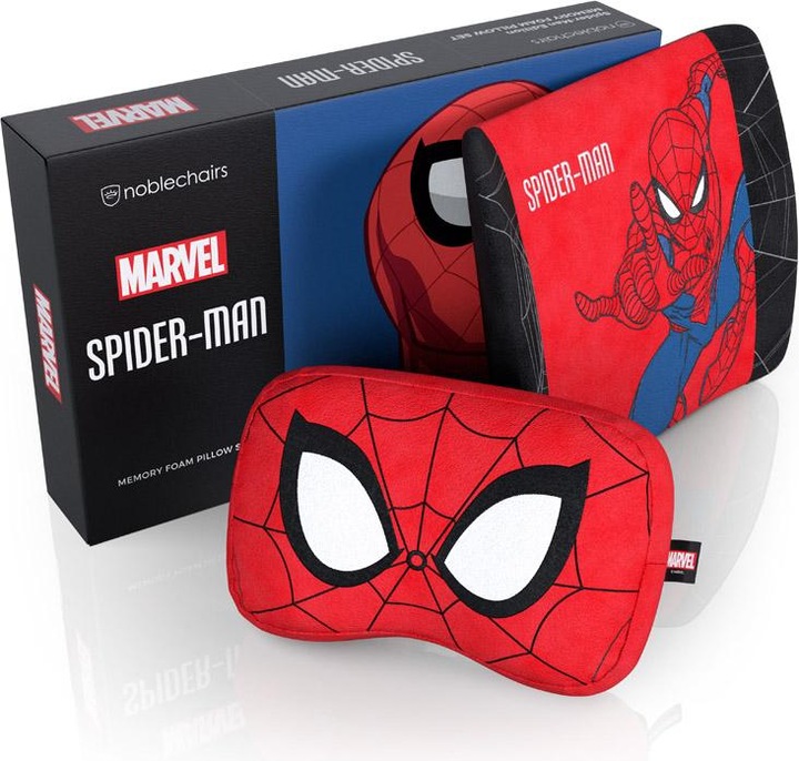 Actual product image noblechairs Memory Foam Pillow Set - Spider-Man Edition