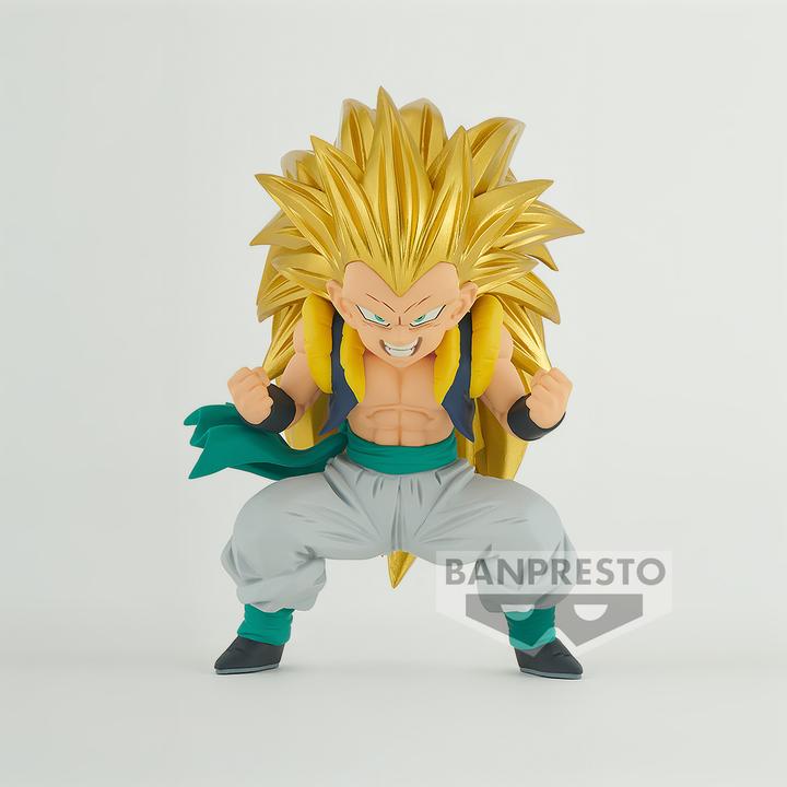Actual product image Banpresto Dragon Ball Z - Blood Of Saiyans - Special XVI - Gotenks SSJ3 Statue 9cm