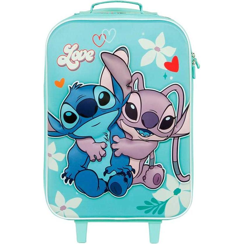 Thumbnail - Karactermania, Koffer, Soft 3D Trolley Suitcase Love, Türkis