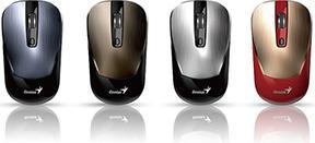 Productafbeelding Genius NX-7125 goud-rood / Optische draadloze muis / 1200 dpi / Copilot / 4 knoppen (Draadloze)