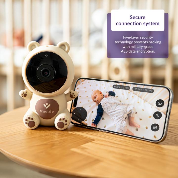 Produktbild Truelife Video varuška S3 Smart TLVMMNCS3SNWA (Babyphone mit Kamera)