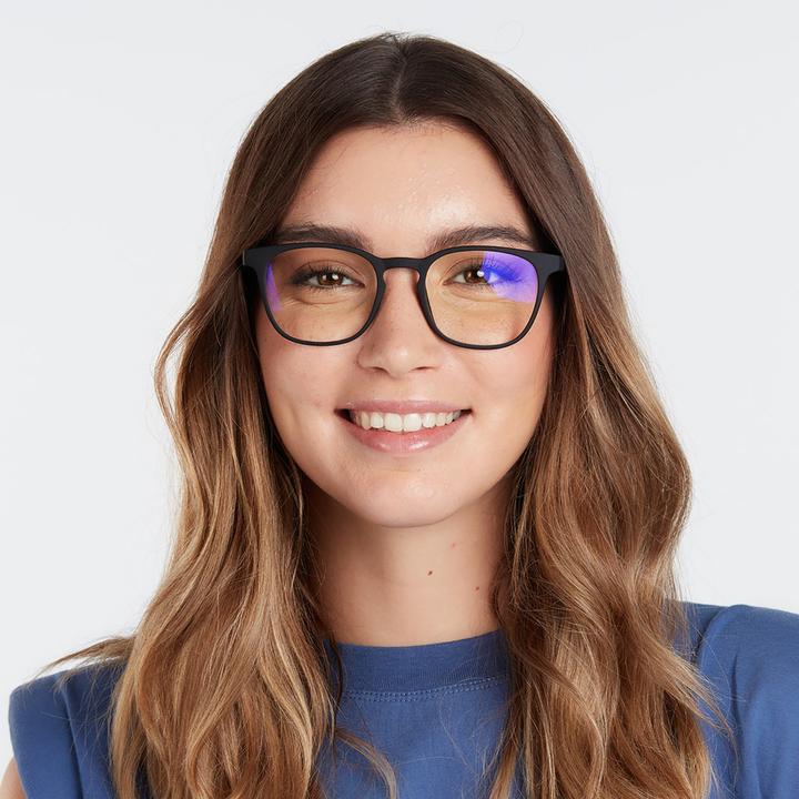 Produktbild Barner Dalston Black Noir Blue Light Filtering Glasses +1.0