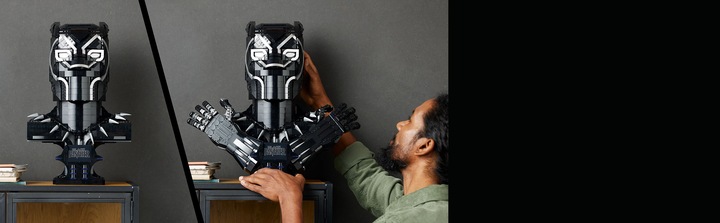 Actual product image LEGO Black Panther (76215, LEGO Marvel, LEGO Rare Sets)